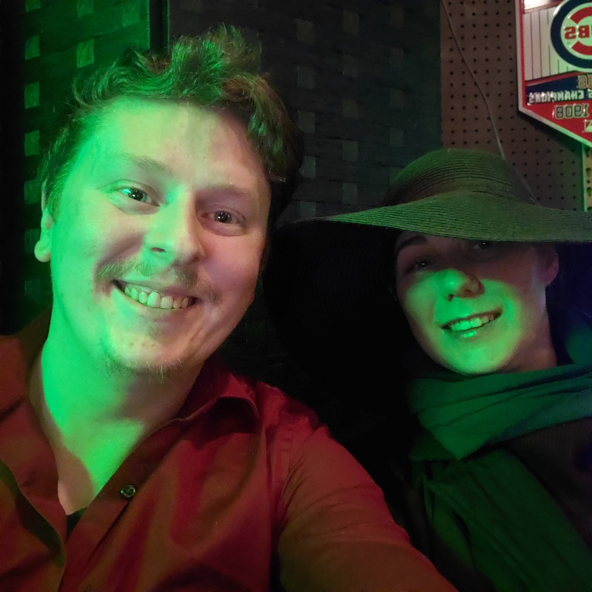 CyberSound Entertainment hosts enjoying a night under club lighting