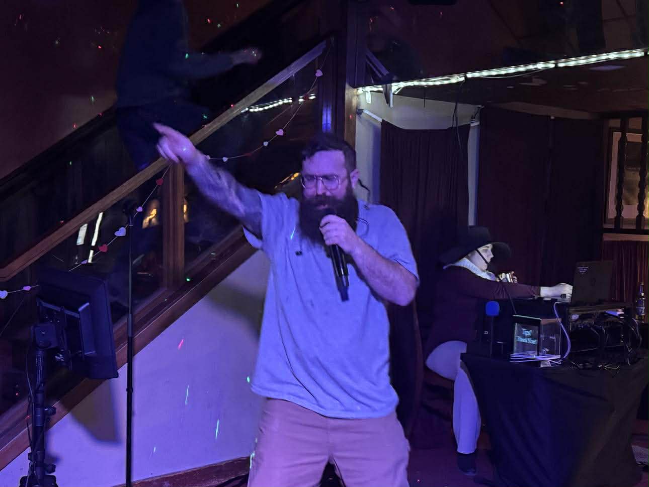 Crowd favorite karaoke performance
